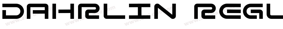 Dahrlin Regular字体转换
